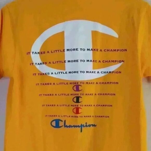 Yellow Champion T shirts 👕 - Picture 3 of 8